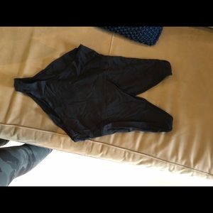 Black tank top bodysuit